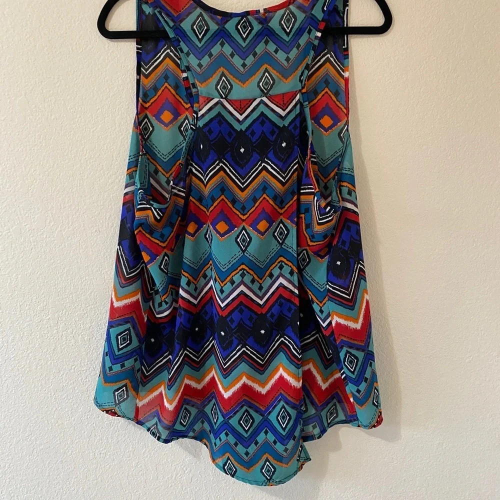 Western Print Racerback Tank - Picture 6 of 10